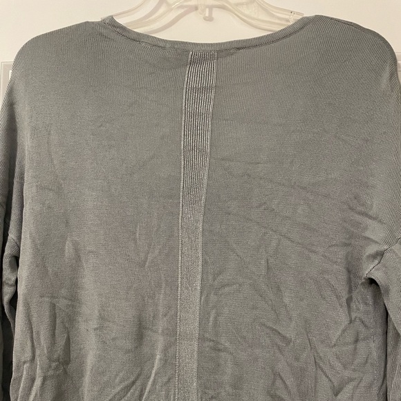 NWT Soft Surroundings Shimmer blue Longsleeve top - Picture 8 of 8